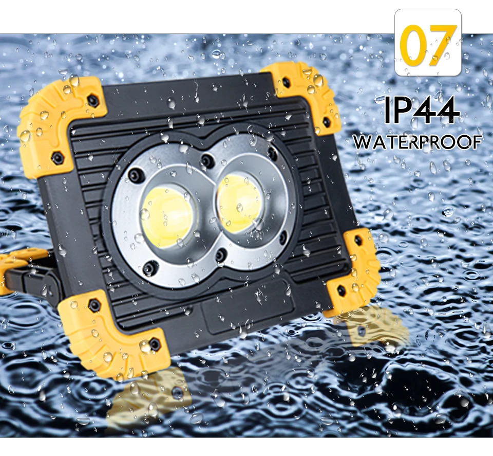DC5V USB перезаряжаемый портативный светильник, аварийный светильник, 18650 COB лампе, светодиодный рабочий светильник, квадратный проектор, безопасная лампа для палатки