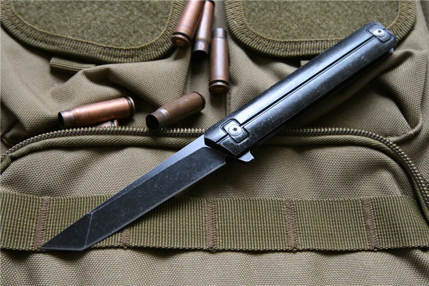 Складной нож MIKER knives 9CR18MOV карманный клинок со стальной ручкой тактический для