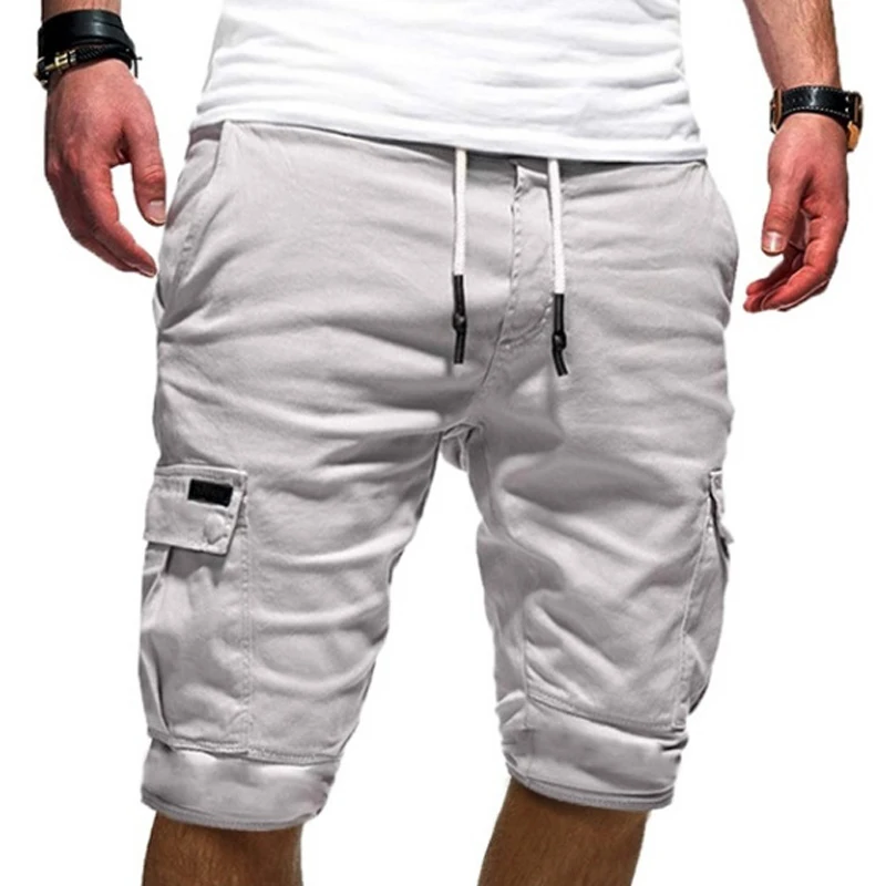

YK UNCLE 2019 Mens Military Cargo Shorts Summer Cotton Blend Shorts Men Loose Multi-Pocket Shorts Homme Casual Trousers Big Size