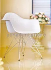 Мебель для столовой, домашний повседневный пластиковый обеденный стул, удобные стулья, модный современный пластиковый и хромированный стул для спальни