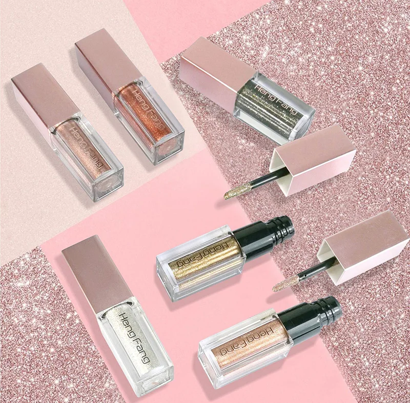 Heng Fang Pro Shimmer Тени для век макияж водонепроницаемый длительный жидкий металлик тени для век оттенок блеск макияж для женщин