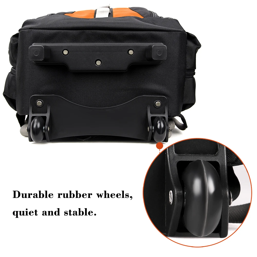 Aoking дорожная тележка рюкзак для багажа большой емкости мужские сумки на