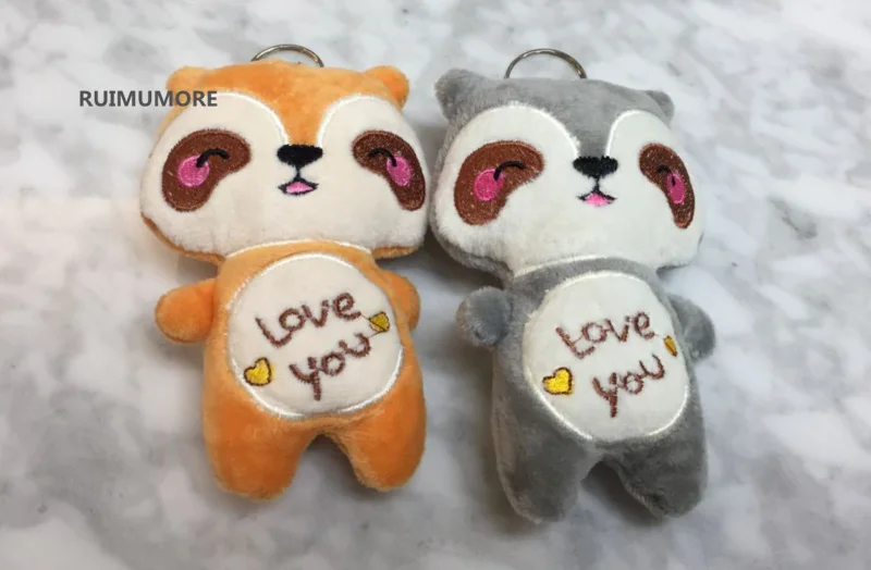 2 цвета-9 см прибл. Игрушки Love Cat мягкая игрушка в виде животных кукла енота
