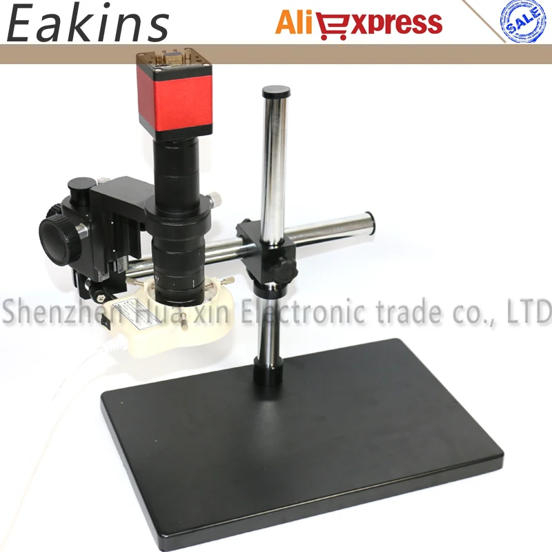 13MP HDMI VGA выходы промышленный микроскоп камера + большая стойка стрелы