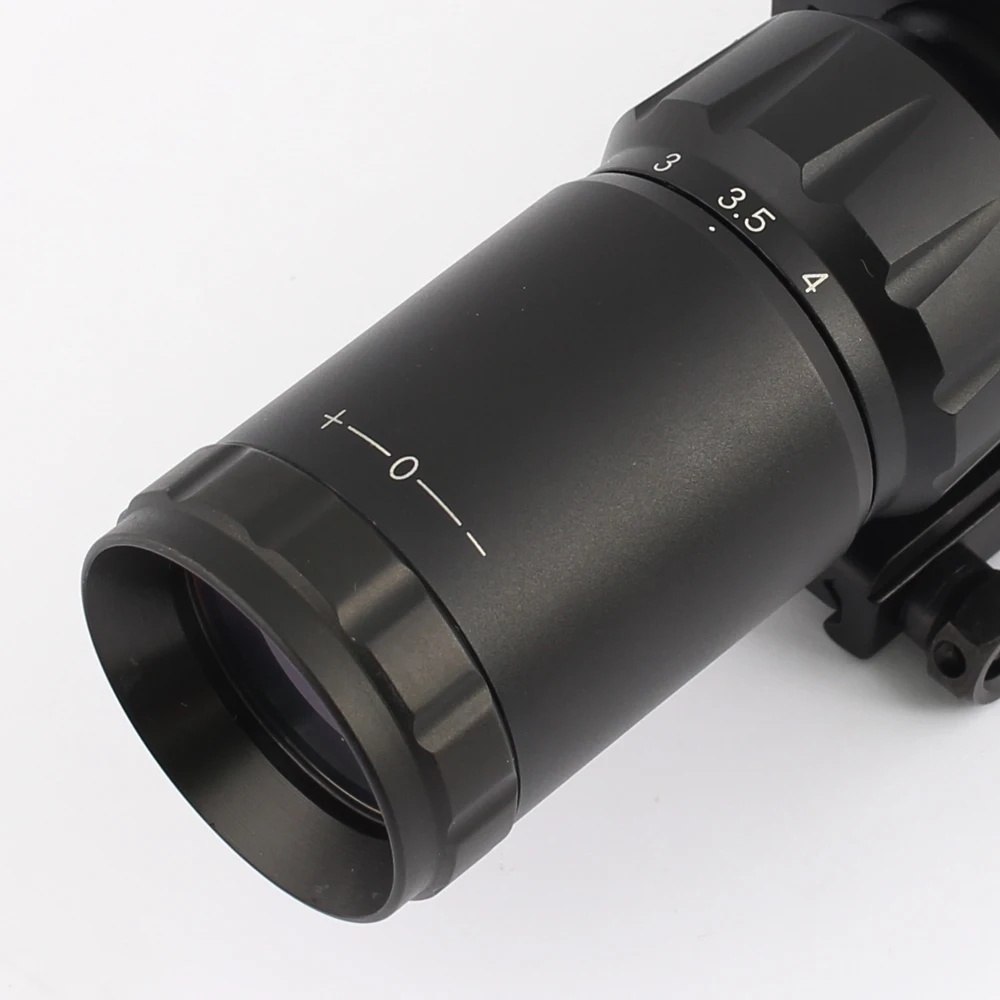 Оптический прицел SPINA OPTICS 1 5 4X30 тактический arisoft с тройной подсветкой и шевронным