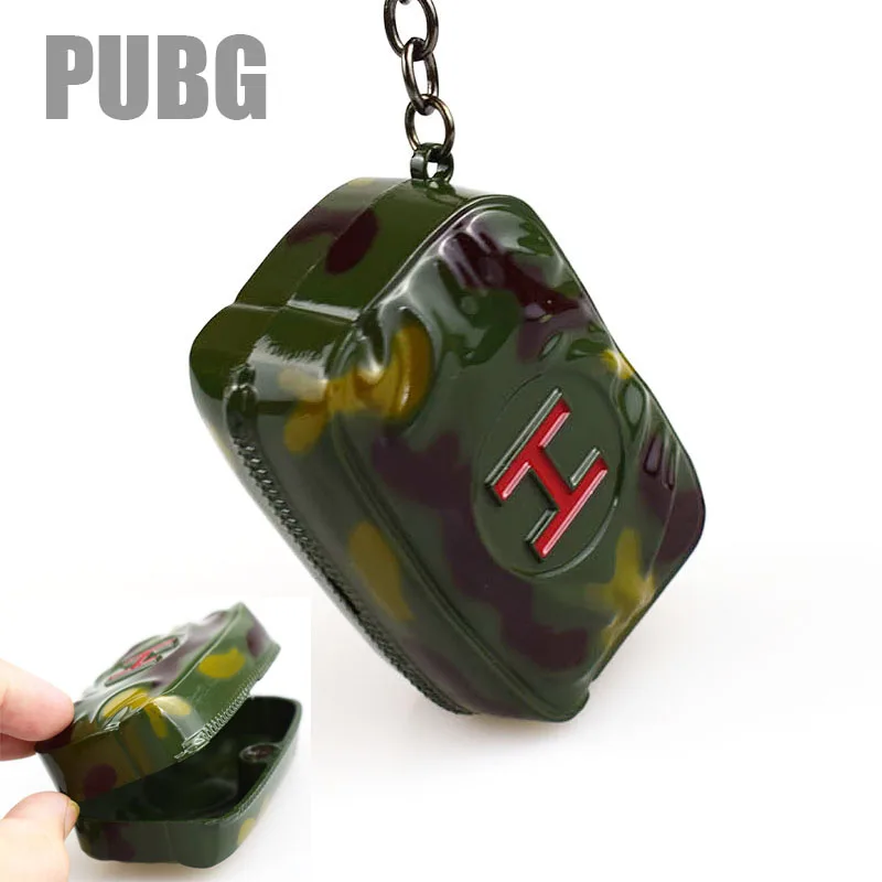 PUBG сумка выживания пакет брелок двери цепи цинковый сплав Playerunknown's боя Косплэй