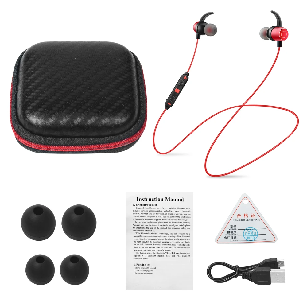 NFUNGYK-08 Bluetooth наушники с сильным басом Беспроводные спортивные для iphone xiaomi