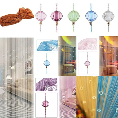 1x2 м занавеска панель для дверей и окон в комнате Декор сделай сам кисточка