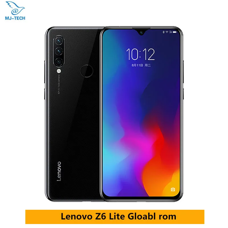 Lenovo Z6 Lite 6gb Global rom 6 3 дюймов 2340*1080 4050 большая батарея задняя камера 16 0 Мп + 8 МП 5 Капля