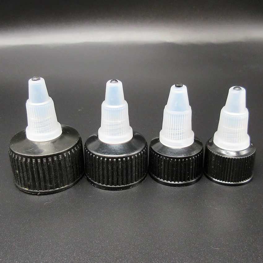 Plastic Bottle Bottle cap,18mm 20mm 24mm 28mm twist off cap for PE/PET bottle,twist cap,Hair Gel Black Cap25pcs/lot