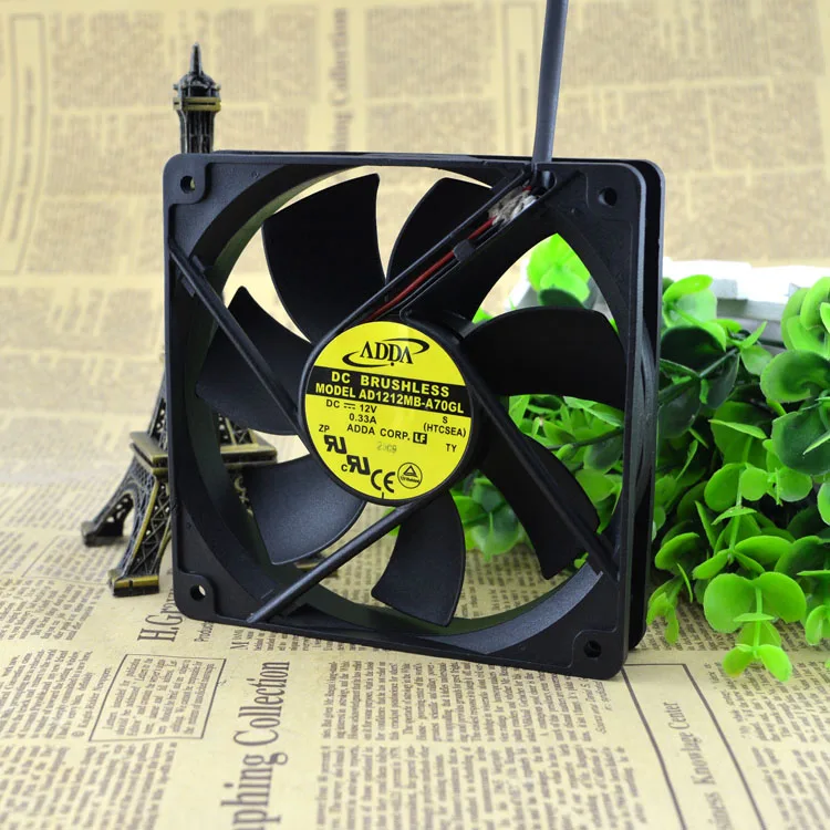 

Free Delivery. 12025 12 v 0.33 A 2 line case fans AD1212MB - A70GL