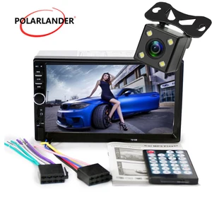 2 Din 7-дюймовый автомобильный mp3-плеер 1080HD сенсорный экран Bluetooth стерео радио плеер FMMP5USB камера заднего вида зеркальная ссылка для Android