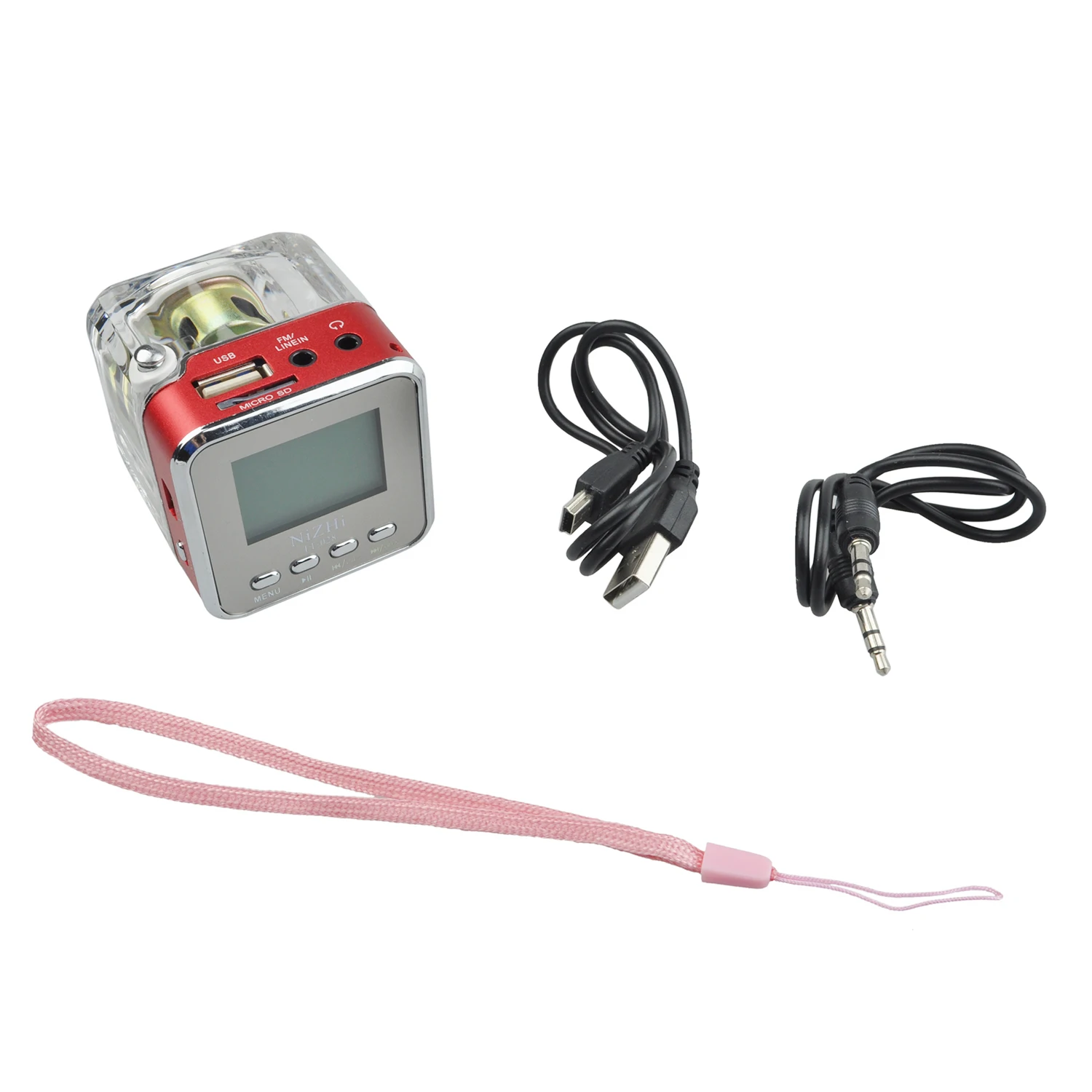 RISE портативный NIZHI Мини дисковый динамик fm радио микро SD мини USB