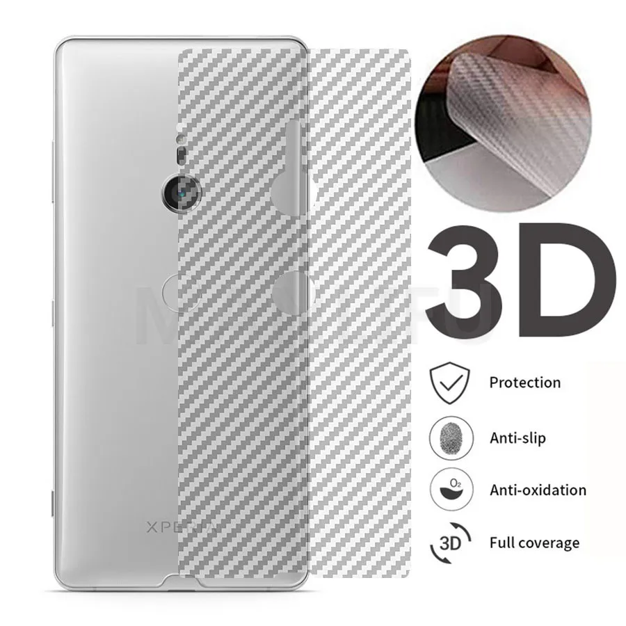 5 шт. 3D Защитная пленка из углеродного волокна для sony Xperia XA XA1 XA2 Plus ультра задняя защитная пленка для sony XZ3 XZ2 Premium