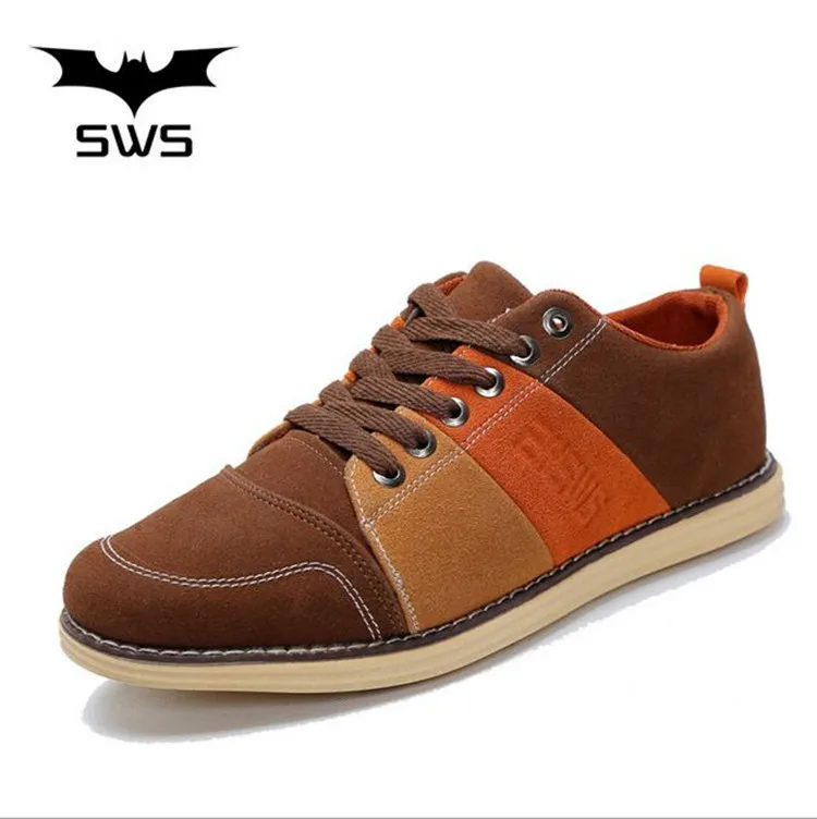 2015 spring new arrival men casual shoes fashion patchwork oxford flat | Обувь