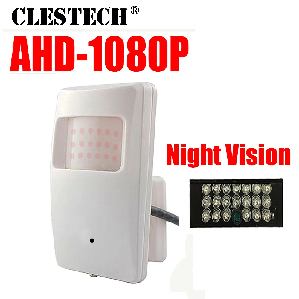 Конусная CCTV AHD камера ночного видения 20 м Зонд инфракрасный 1080P sony imx323 HD мини 18led