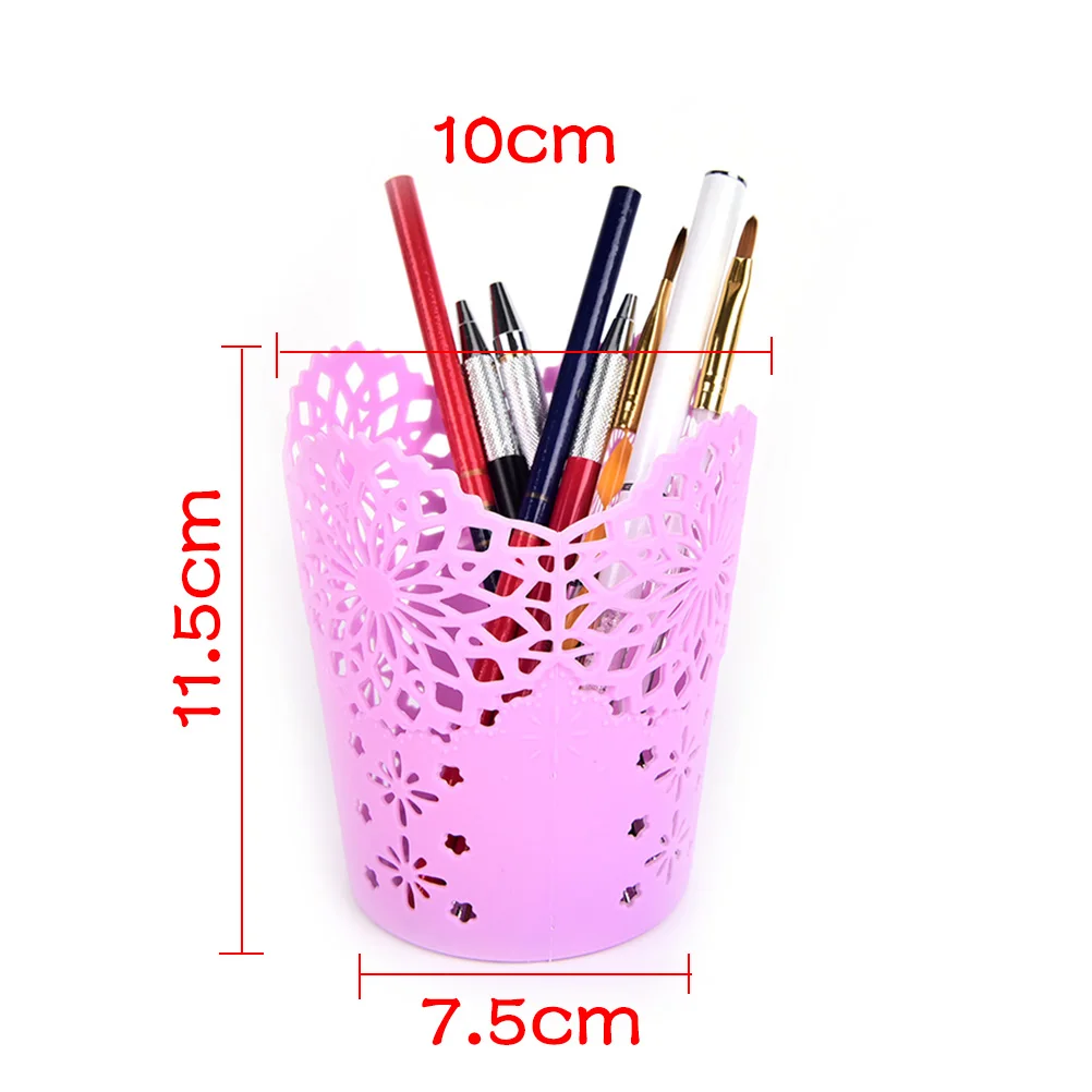 1 хранилище ПК Органайзер полые розы, цветы ручка чехол подставка для карандашей контейнер стационарные исследования круглые подставки для карандашей
