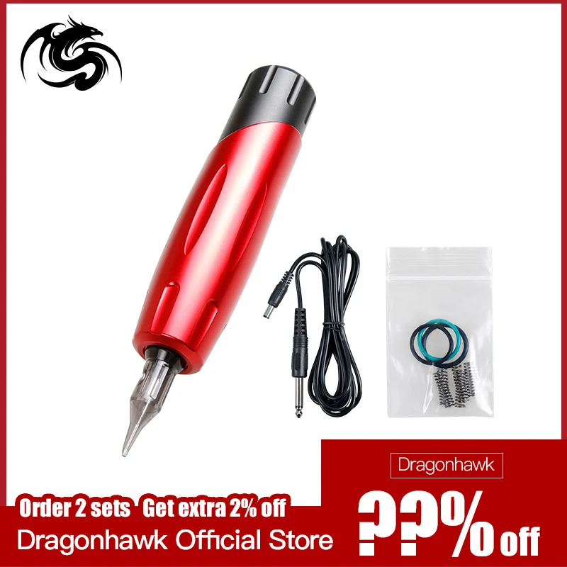 Роторная тату машина сильный мотор Перманентный макияж татуировки ручка с