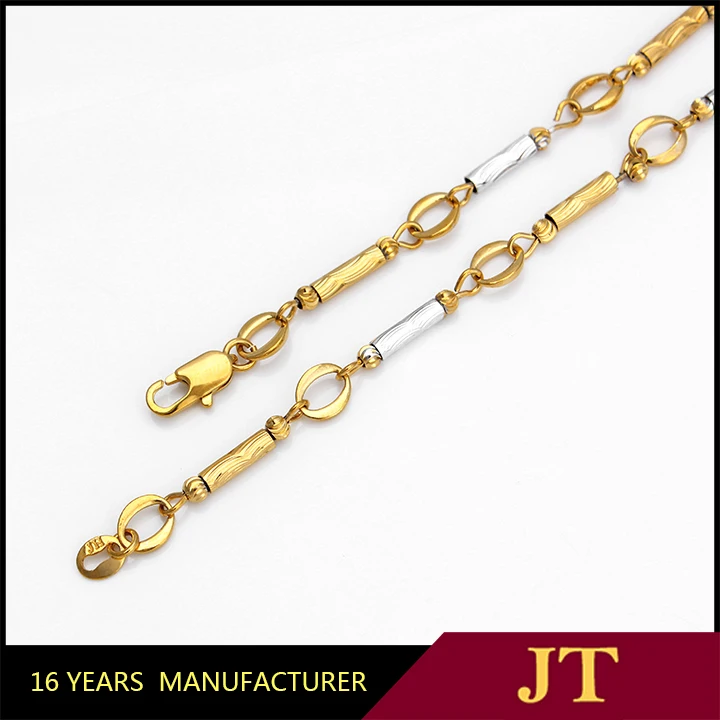 Fansheng хип хоп двухцветные золотые тяжелые византийские цепочки ожерелья для