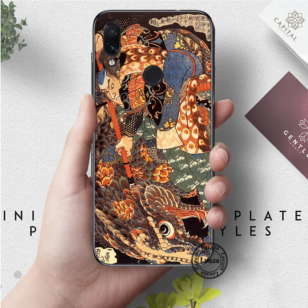 9 Lavaza японских самураев, пластичный монтаж, силиконовый чехол для Xiaomi Redmi 4A 4X5 5A 6 6A 7 7A 8 8A K20 Pro Plus S2 Go - Цвет: 9