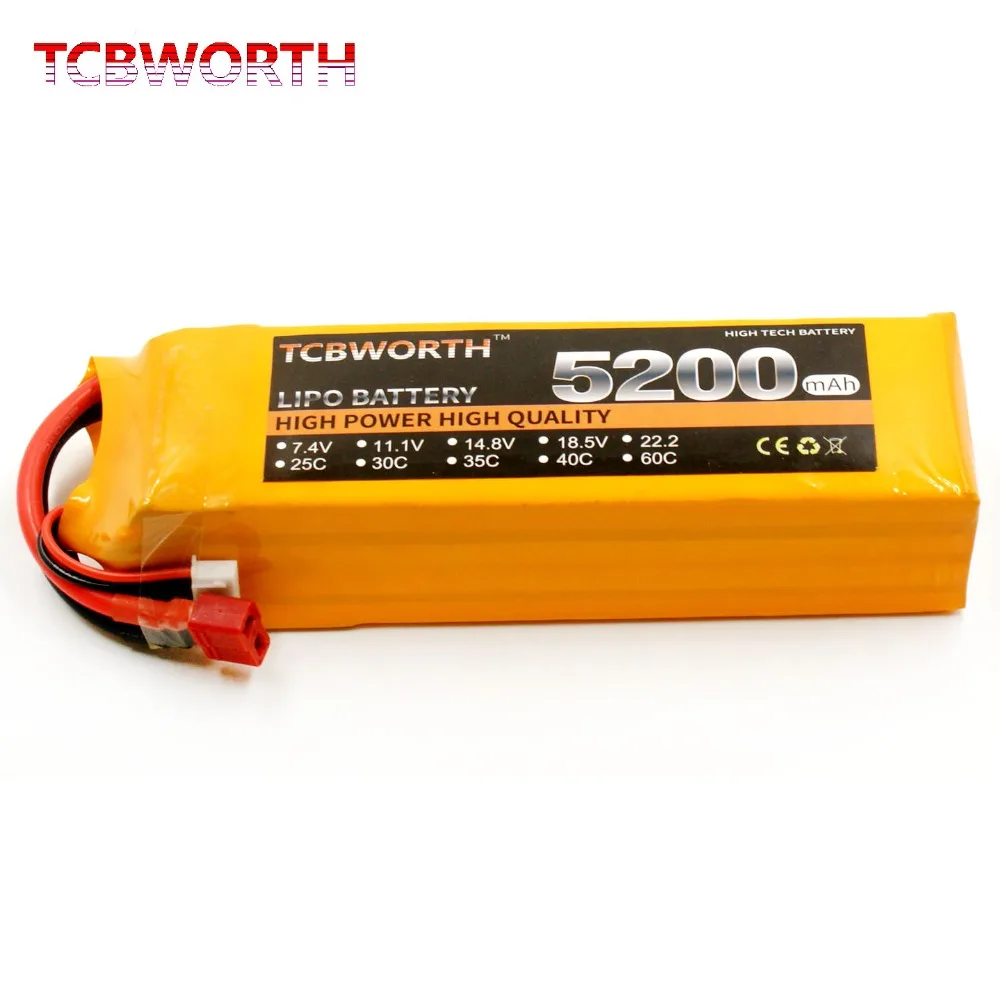 Игрушки с дистанционным управлением LiPo Батарея 4S 14,8 V 2200 3000 3800 4200 4500 5200 6000 мА/ч, 25C 35C 60C для дистанционно управляемого летательного аппарата квадротор автомобиля беспилотный самолет 4S