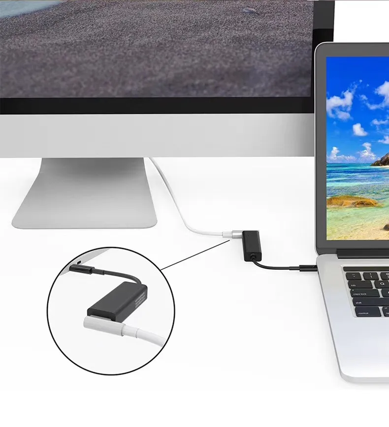 USB 3 1 type C Male to Magsafe2 5Pin женский кабель адаптер конвертер подходит для ноутбуков