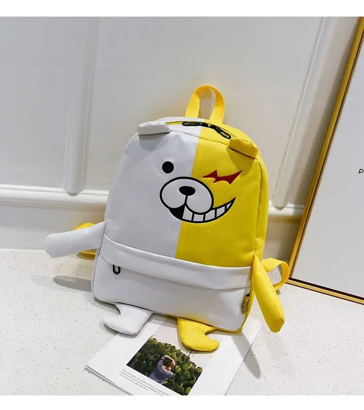 Аниме Danganronpa Dangan Ronpa Monokuma нейлоновый рюкзак большой емкости Студенческая школьная сумка Mochila Feminina рюкзак для путешествий
