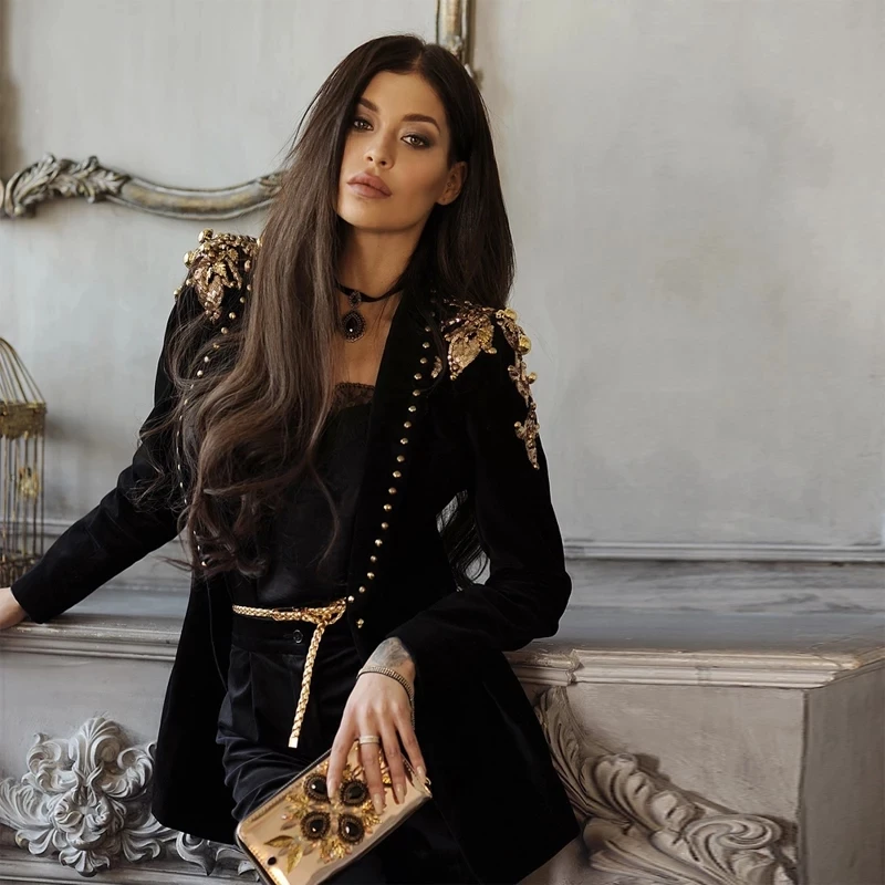 Женское вечернее платье с длинным рукавом официальное Привлекательное