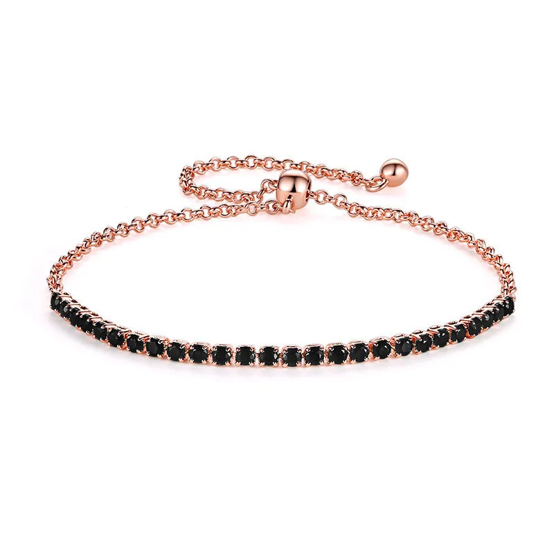 

1 Row Shiny Bling Iced Out Women Zircon Bracelet Tennis Bracelets For Women Men Jewelry CZ Chain Dropshipping