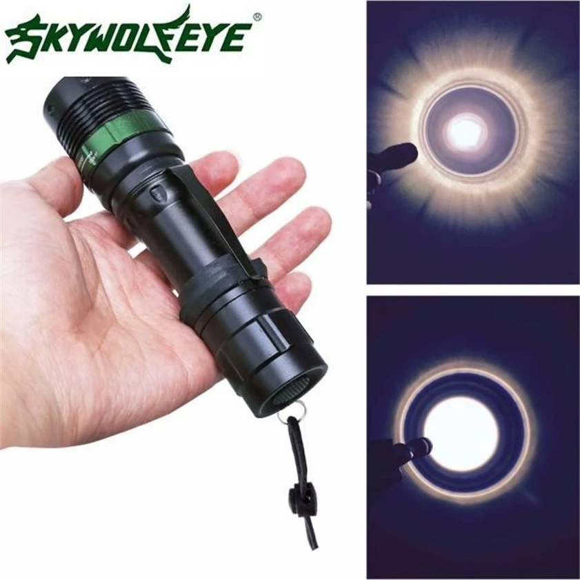 Супер 3000 люмен CREE XM-L Q5 светодиодный светильник фонарь с зумом супер яркий светильник