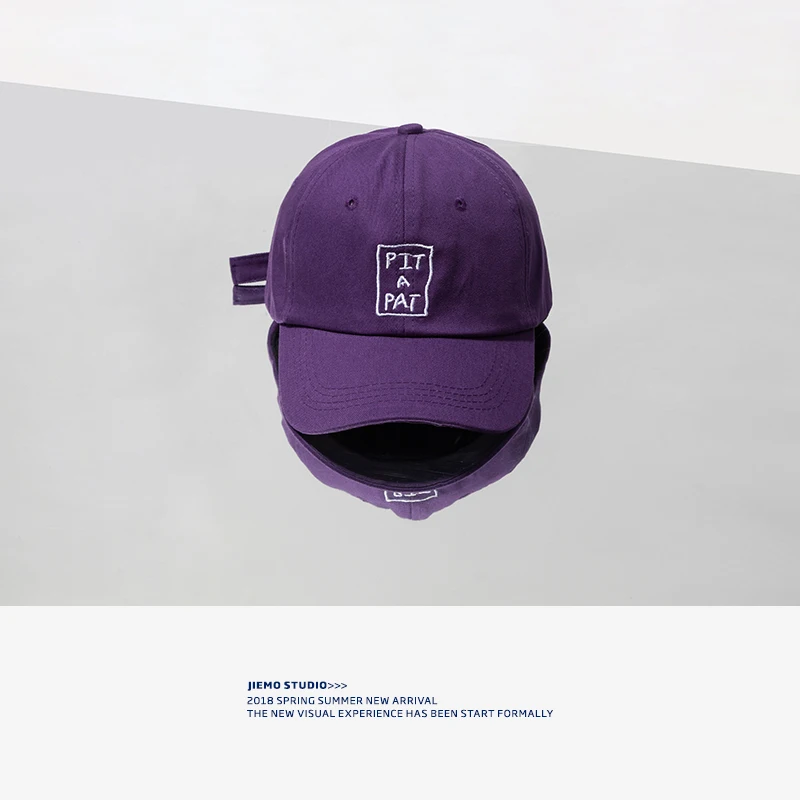SODA WATER Baseball Cap Women Embroidery Letter Snapback Hat Hip Hop For Lady Girl Bone Casquette Purple Color 101CI2018 | Аксессуары