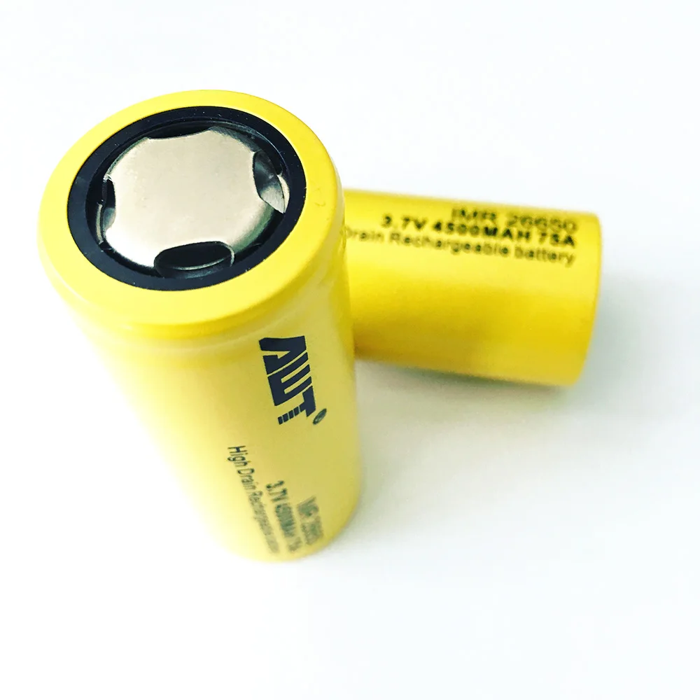 26650 батарея AWT 3 7 V 4500mAh 75A литий ионная аккумуляторная для мощных инструментов