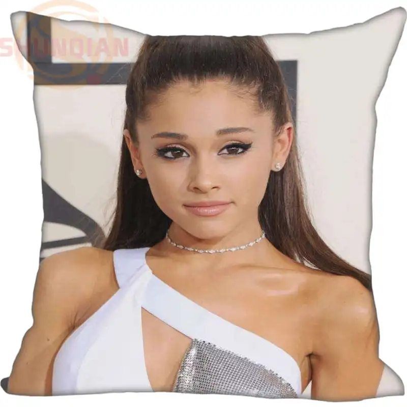 Заказная наволочка Ariana Grande квадратная Наволочка на молнии или напечатать свой собственный образ 20X20 см, 35X35 см(с одной стороны - Цвет: 7