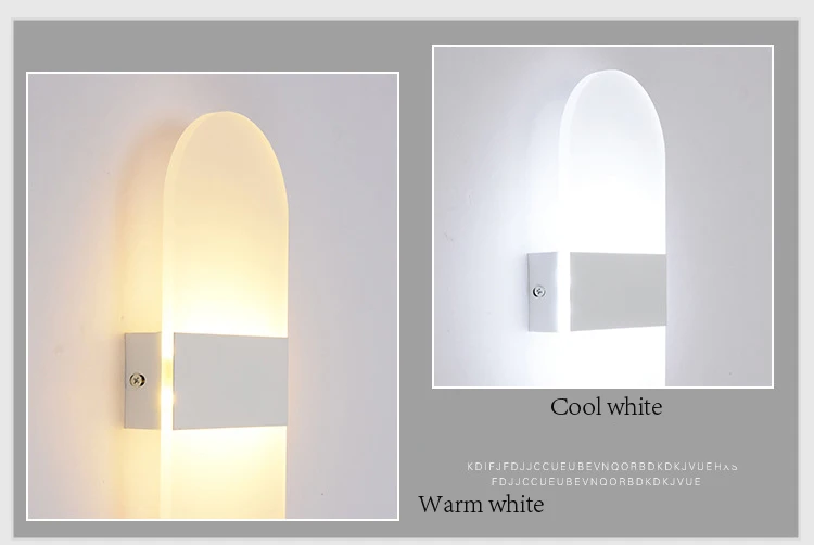 Современный светодиодный настенный светильник для ванной комнаты