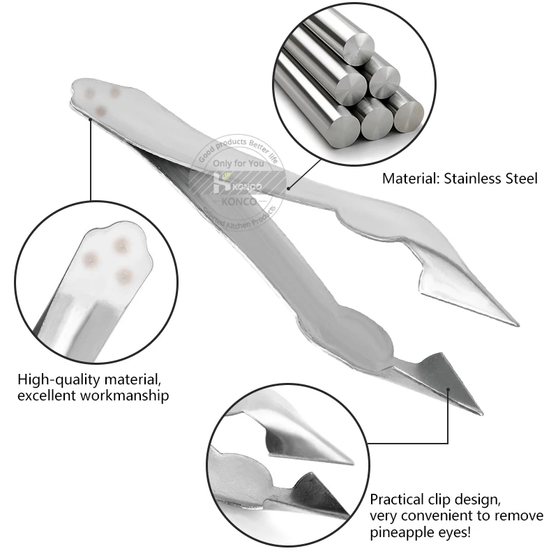 Konco нож для ананаса нарезки инструменты чистки овощей и фруктов | Дом сад