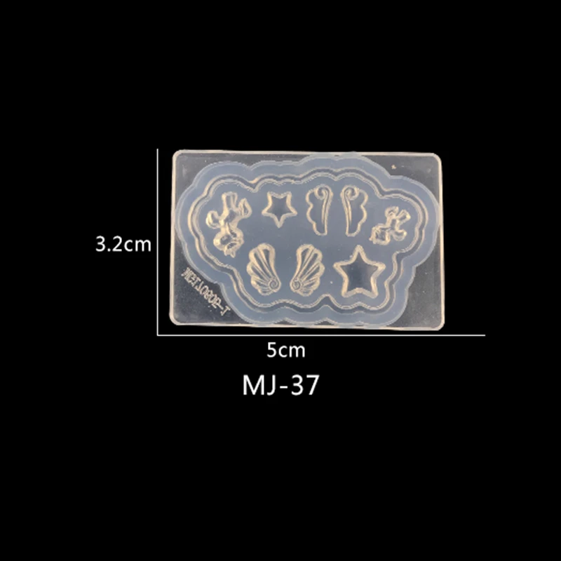 MJ37 1 шт. 3D акриловые формы для украшения ногтей DIY дизайн силиконовые губы дизайн ногтей шаблоны Банни ногти художественные формы - Цвет: MJ37