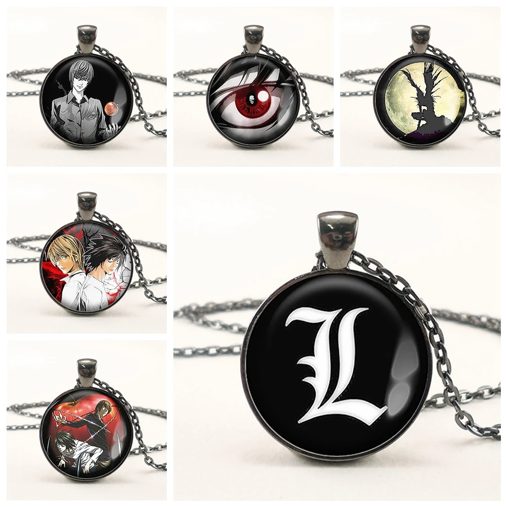 Горячее ожерелье с подвеской тетрадь смерти в японском стиле агами|glass pendants