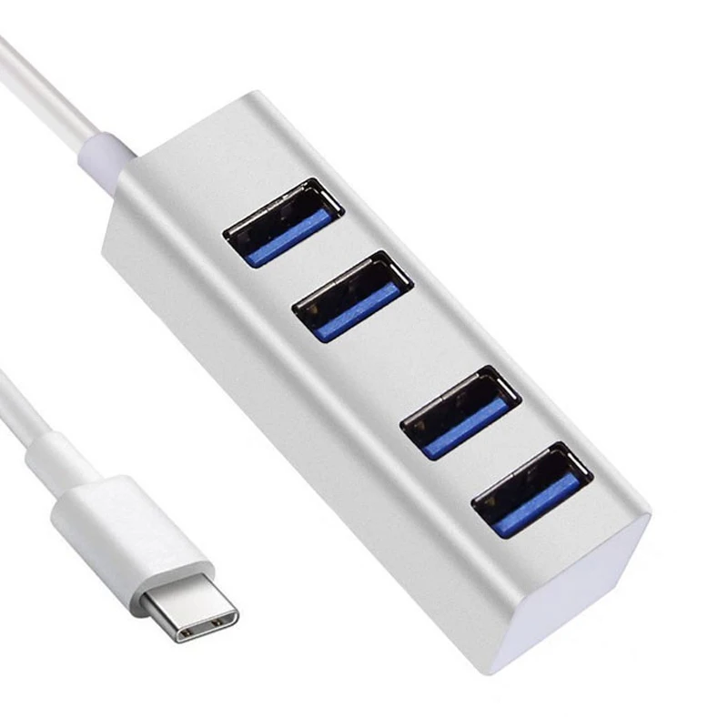 Usb хаб 3 0 мультихаб 1 с интерфейсом Micro power для MacBook Air Pro Аксессуары USB C сплиттер type 4