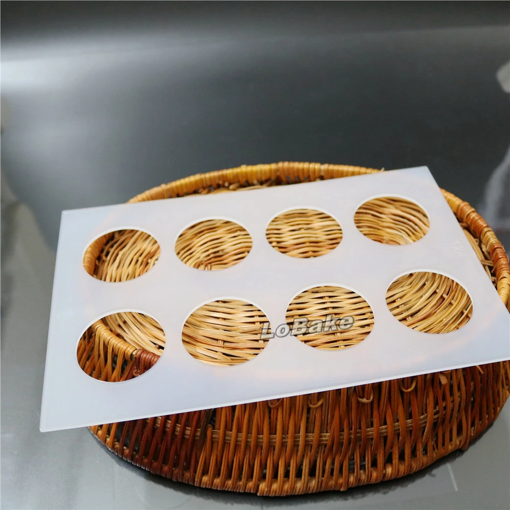 (2 шт./лот) Новинка 8 отверстий круглая форма тонкий шоколадный чип хрустящая Форма