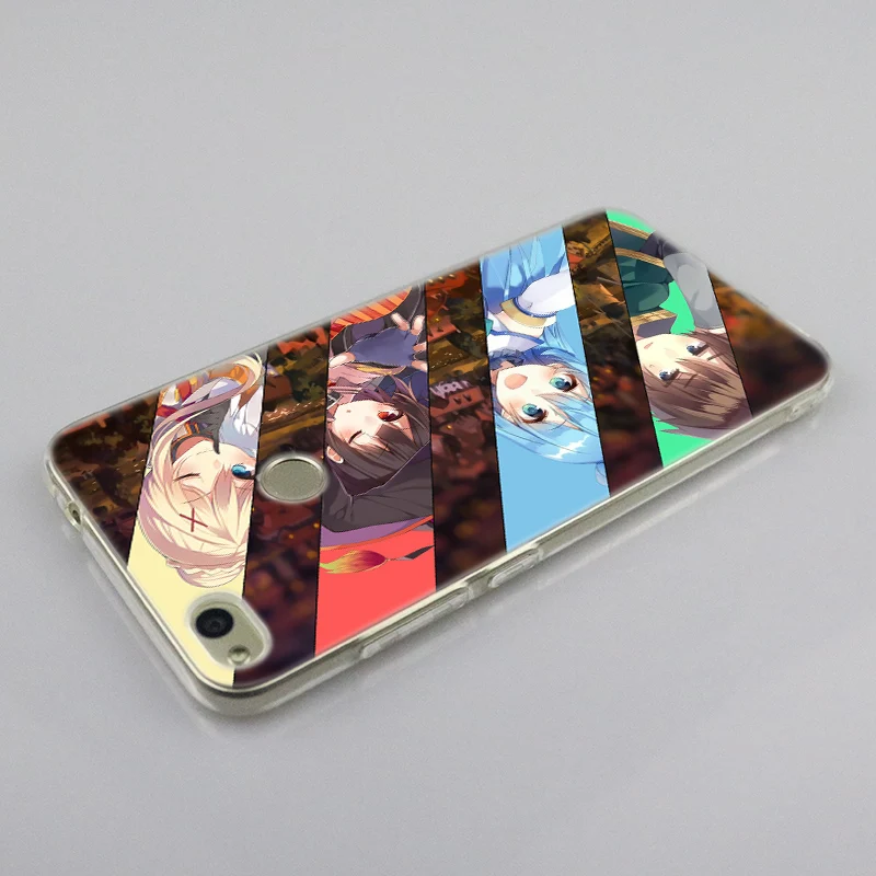 Силиконовый чехол с аниме Konosuba Megumin для Huawei NOVA 3 3i 4 Honor 7A Pro 7S 6X 7X 8X 8 9 10 Lite Play View 20