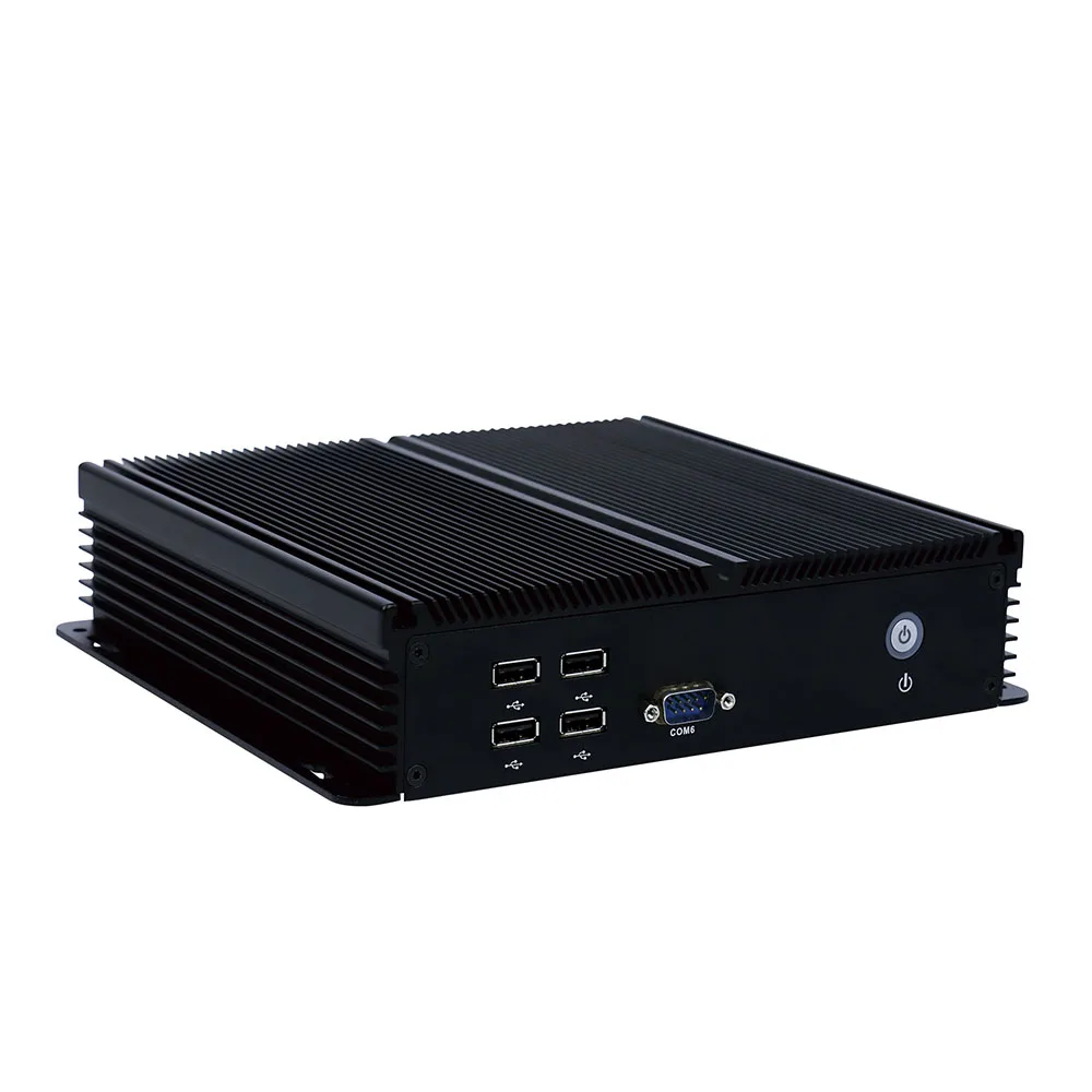Billig Minisys Linux Thin Client-Core I5 4210u Dual Intel I211-AT Lan Industrielle Mini Pc Serielle Port Unterstützung RS485 COM 6 * USB Für KIOSK