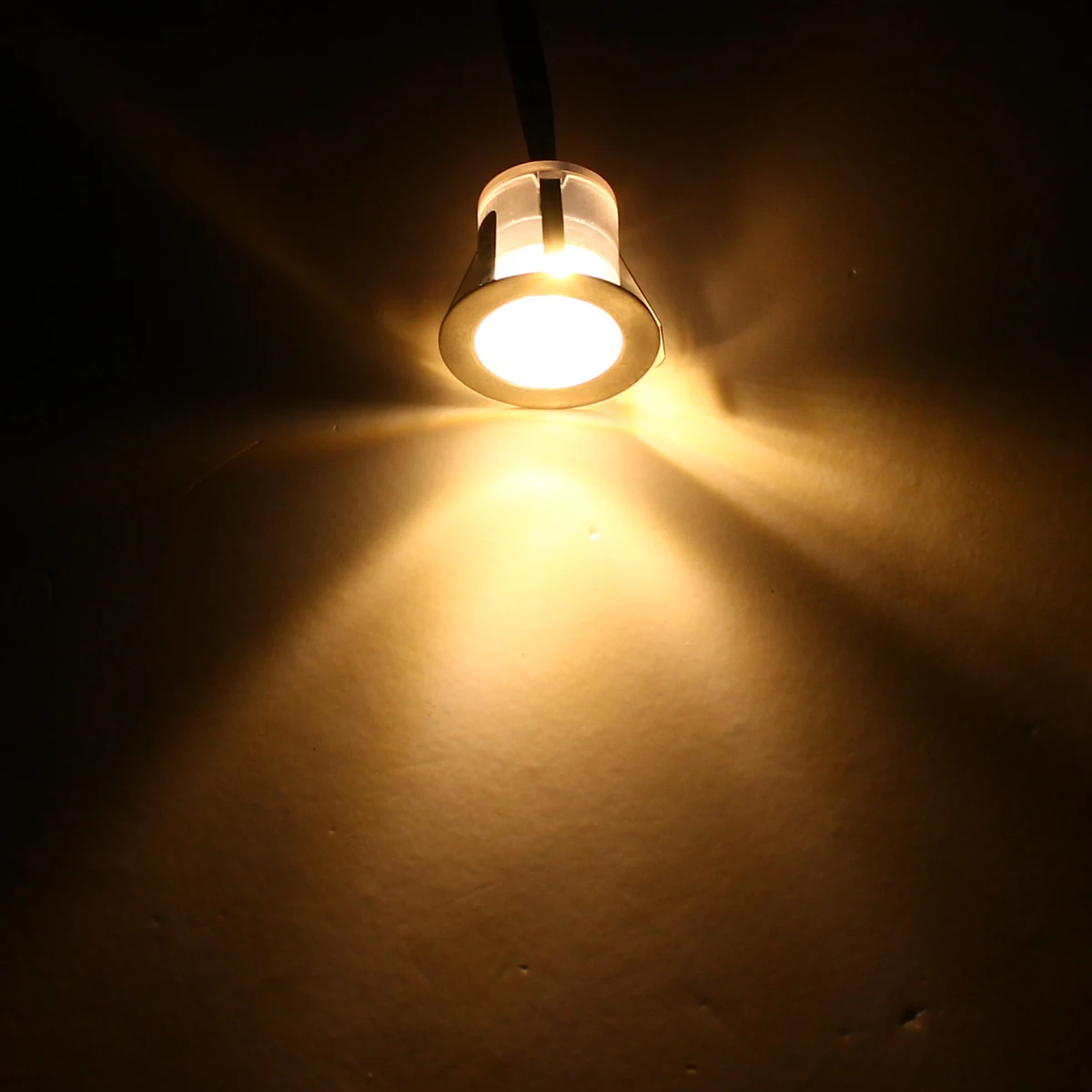 Миниатюрный водонепроницаемый RGB Светодиодный точечный светильник встраиваемый