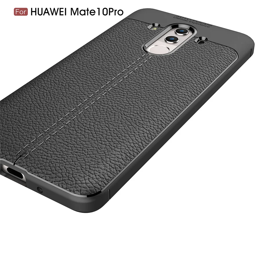 KLOVRRD Leather Litchi Silicone Soft TPU Back Cover Case For Huawei Mate 10/Mate10 pro Shockproof Protector |
