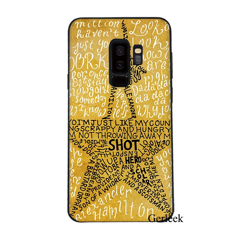 Чехол для телефона Hamilton Music Lyrics Samsung Galaxy A3 S6 S7 Edge S8 S9 Plus 2016 2017 | Мобильные телефоны и