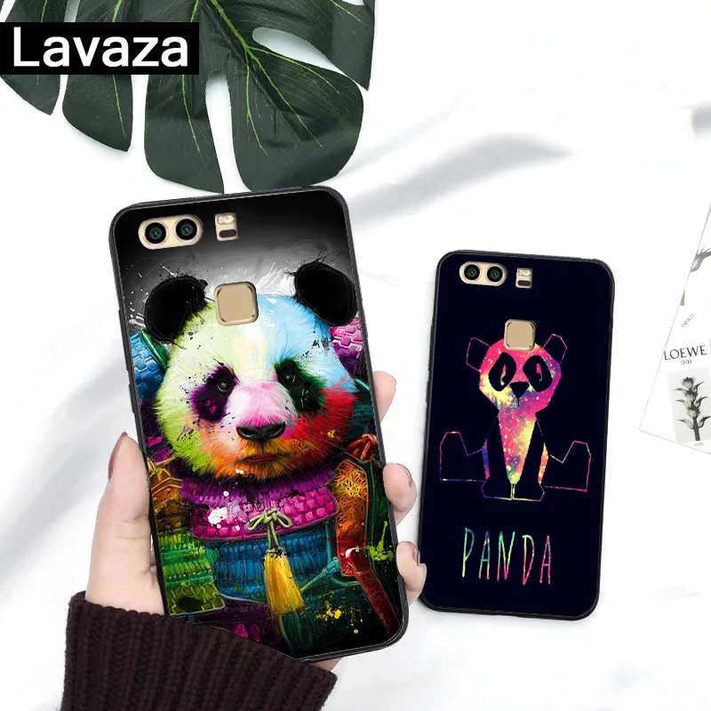 Lavaza Panda Dab на ПЗ прозрачном силиконовом чехле для Huawei P8 Lite 2015 2017 P9 2016 Mini P10 P20 Pro P Smart 2019