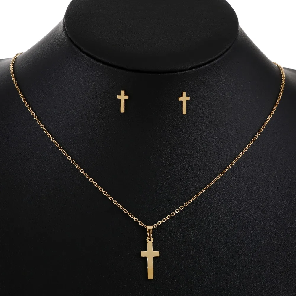 Женский ювелирный комплект из колье и серёг нержавеющей стали|Ювелирные наборы| |