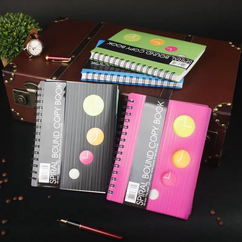 Новинка спиральная бумага для ноутбука 100 листов деловой ежедневник блокнот А4 А6