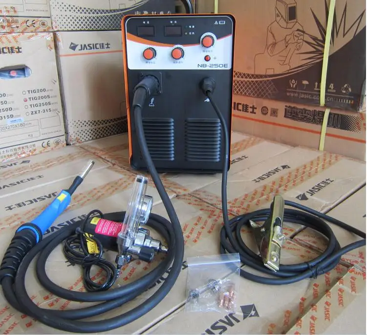 Jasic однофазный сварочный аппарат 220 В IGBT MIG NB 250E|mig welding machine|mig weldingwelding mig machine |