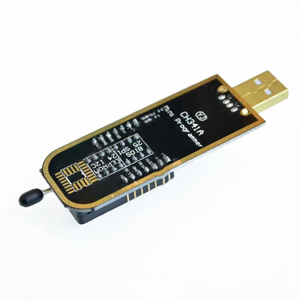 Glyduino золотистый цвет CH341A 24 25 серия EEPROM Flash BIOS USB программист с программным