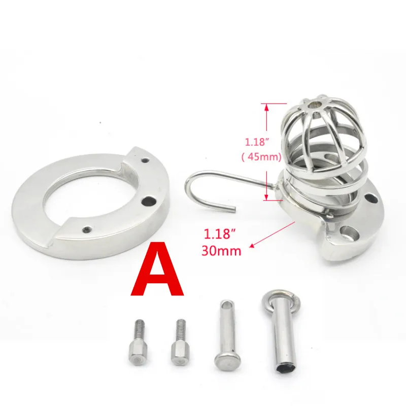 Клетка верности для мужчин из нержавеющей стали 316 с мягким уретральным звуком